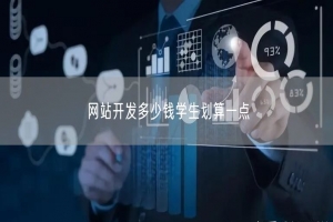 网站开发多少钱学生划算一点
